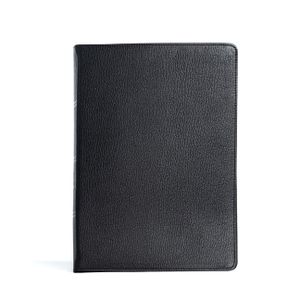 CSB Spurgeon Study Bible, Holman Handcrafted Collection, Black Premium Goatskin image number 0