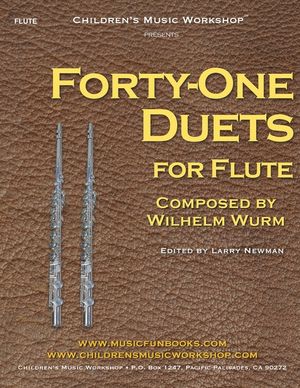 Forty-One Duets for Flute: by Wilhelm Wurm image number 0
