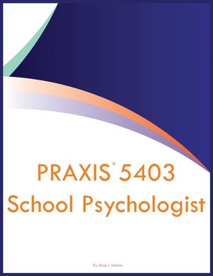 PRAXIS 5403 School Psychologist image number 0