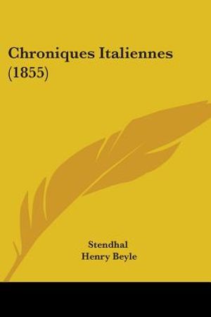Chroniques Italiennes (1855) image number 0