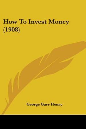 How To Invest Money (1908) image number 0