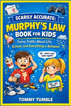 Scarily Accurate Murphy's Law Book For Kids: Funny Truths About Life, School, and Everything in Between image number 0