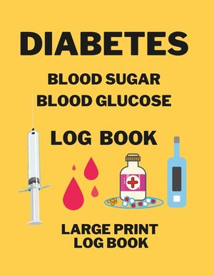 Diabetes Blood Sugar Blood Glucose Log Book image number 0
