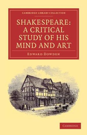 Shakespeare: A Critical Study of His Mind and Art image number 0