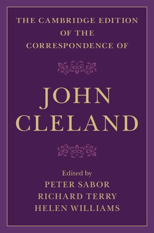The Cambridge Edition of the Correspondence of John Cleland image number 0