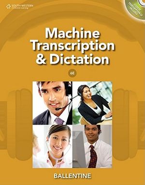 Machine Transcription and Dictation [With CDROM] image number 0