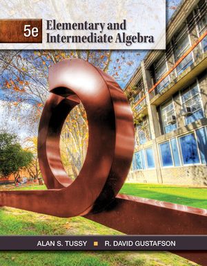 Student Solutions Manual for Tussy/Gustafson's Elementary and Intermediate Algebra, 5th image number 0
