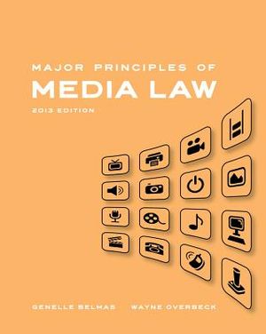 Major Principles of Media Law, 2013 Edition image number 0
