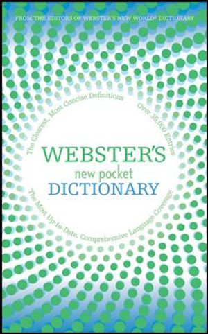 Webster's New Pocket Dictionary image number 0