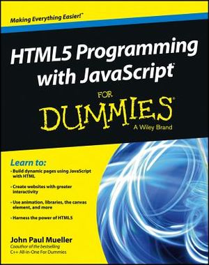 Html5 Programming with JavaScript for Dummies image number 0