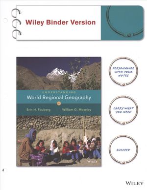 Understanding World Regional Geography, 1e Binder Ready Version + Wileyplus Learning Space Registration Card image number 0