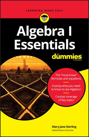 Algebra I Essentials for Dummies image number 0