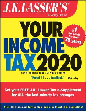 J.K. Lasser's Your Income Tax 2020: For Preparing Your 2019 Tax Return image number 0