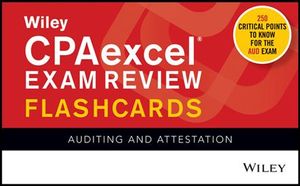 Wiley Cpaexcel Exam Review 2020 Flashcards: Auditing and Attestation image number 0