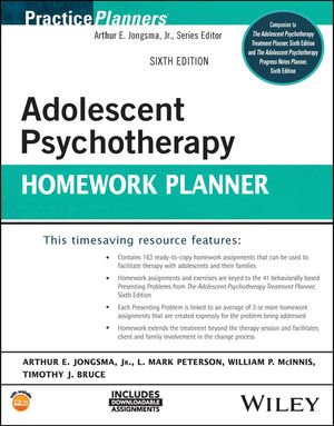Adolescent Psychotherapy Homework Planner image number 0