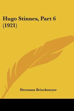 Hugo Stinnes, Part 6 (1921) image number 0