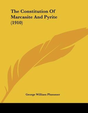 The Constitution Of Marcasite And Pyrite (1910) image number 0