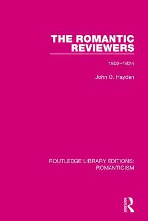 The Romantic Reviewers: 1802-1824 image number 0