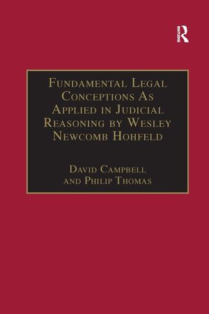Fundamental Legal Conceptions as Applied in Judicial Reasoning by Wesley Newcomb Hohfeld image number 0