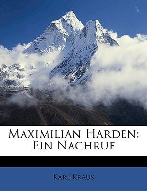 Maximilian Harden: Ein Nachruf image number 0