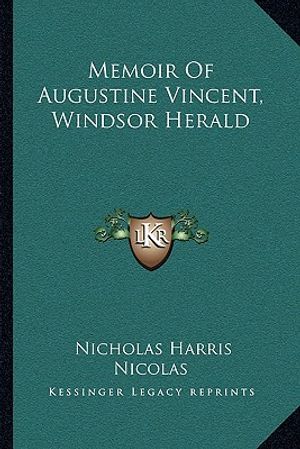 Memoir of Augustine Vincent, Windsor Herald image number 0