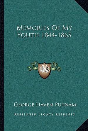 Memories of My Youth 1844-1865 image number 0