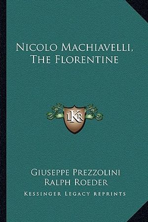 Nicolo Machiavelli, the Florentine image number 0