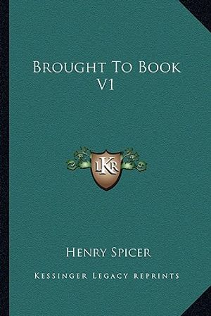 Brought to Book V1 image number 0