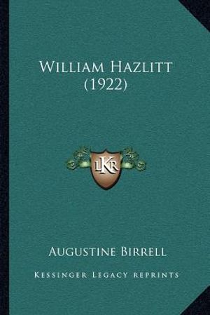 William Hazlitt (1922) image number 0