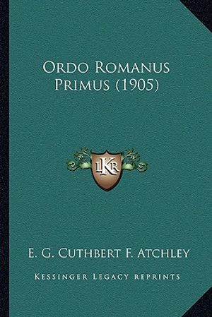 Ordo Romanus Primus (1905) image number 0