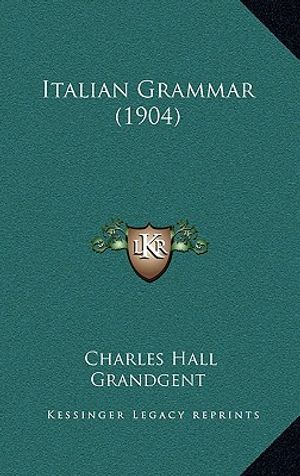 Italian Grammar (1904) image number 0