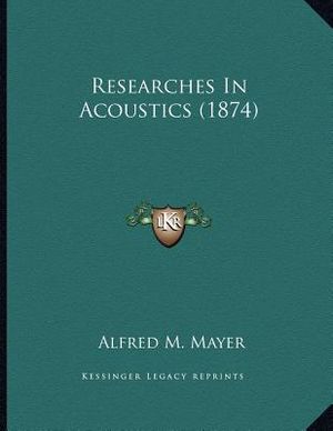 Researches In Acoustics (1874) image number 0