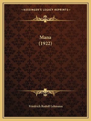 Mana (1922) image number 0