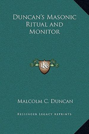 Duncan's Masonic Ritual and Monitor image number 0
