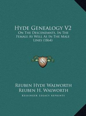 Hyde Genealogy V2: On The Descendants, In The Female As Well As In The Male Lines (1864) image number 0