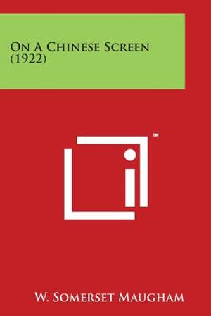 On A Chinese Screen (1922) image number 0