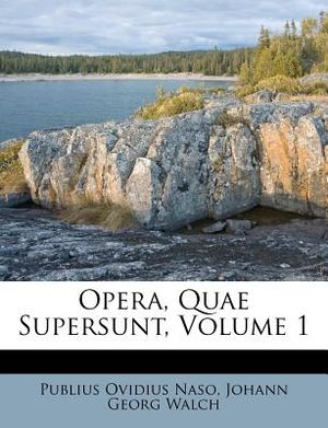 Opera, Quae Supersunt, Volume 1 image number 0