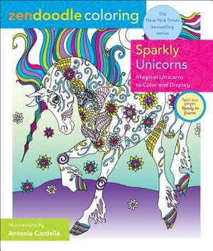 Zendoodle Coloring: Sparkly Unicorns: Magical Unicorns to Color and Display image number 0