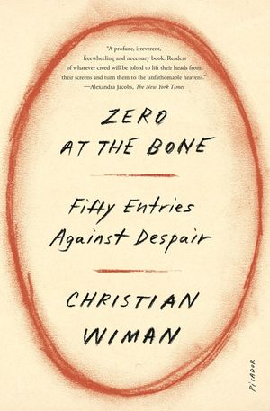 Zero at the Bone: Fifty Entries Against Despair image number 0