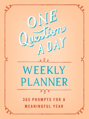 One Question a Day Planner: 365 Prompts for a Meaningful Year image number 0