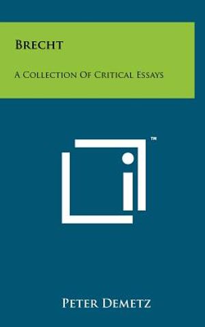 Brecht: A Collection of Critical Essays image number 0