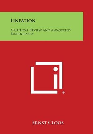 Lineation: A Critical Review and Annotated Bibliography image number 0