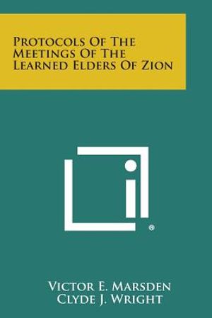 Protocols of the Meetings of the Learned Elders of Zion image number 0