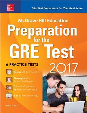 McGraw-Hill Education Preparation for the GRE Test image number 0