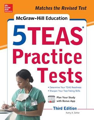 McGraw-Hill Education 5 Teas Practice Tests, Third Edition image number 0
