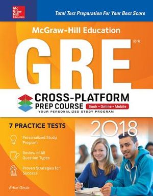 McGraw-Hill Education GRE 2018 Cross-Platform Prep Course image number 0