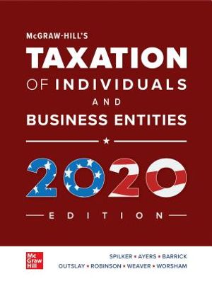 McGraw-Hill's Taxation of Individuals and Busines S Entities 2020 Edition (Loose Leaf) image number 0