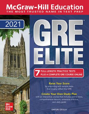 McGraw-Hill Education GRE Elite 2021 image number 0
