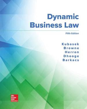 Loose Leaf for Dynamic Business Law image number 0