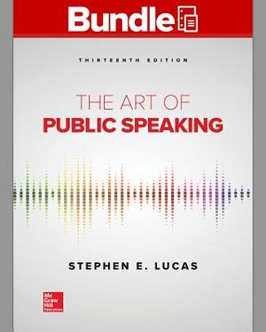 Gen Combo Looseleaf the Art of Public Speaking; Connect Access Card [With Access Code] image number 0